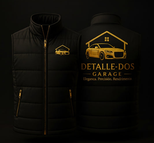 Chaleco Oficial Detalle-Dos Garage — Edición Premium 2025